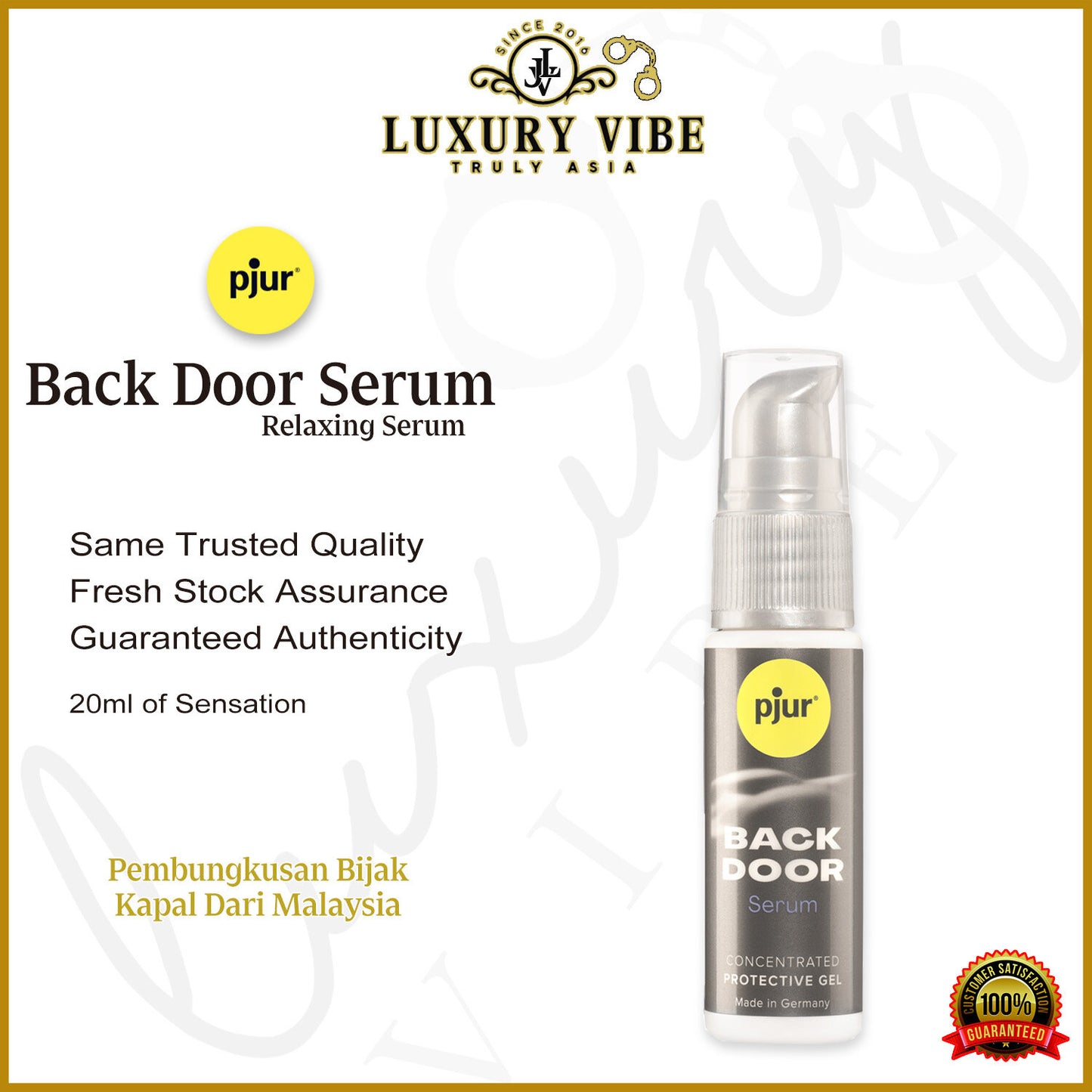Pjur Back Door Comfort Serum 20ml