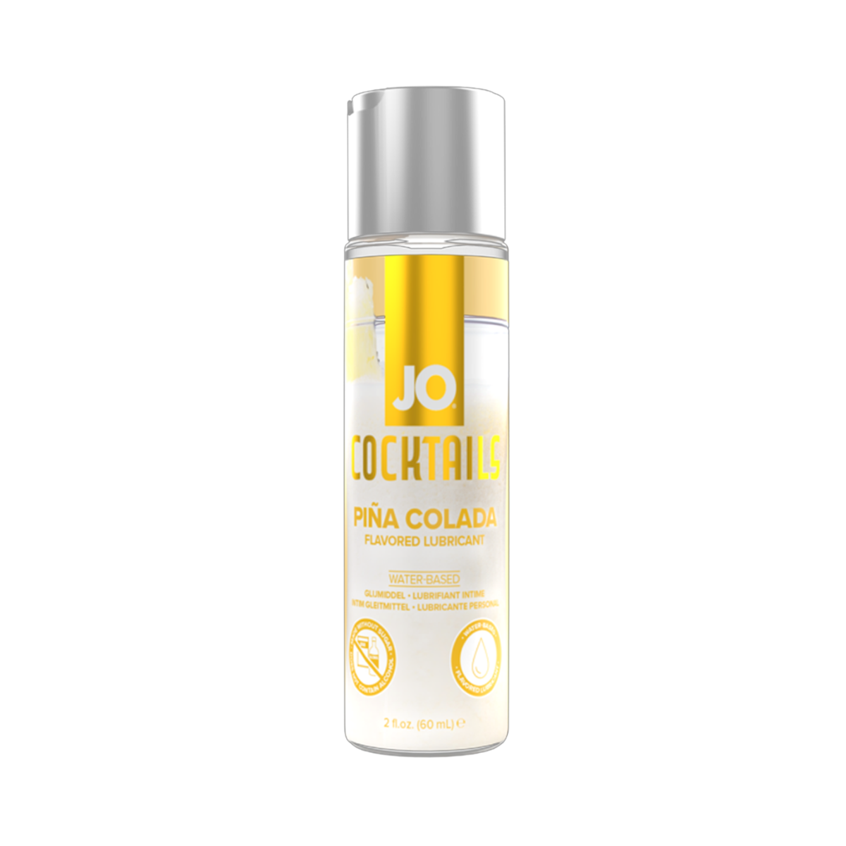 JO Cocktails - Pina Colada Flavored Lubricant - 2 floz 60 mL