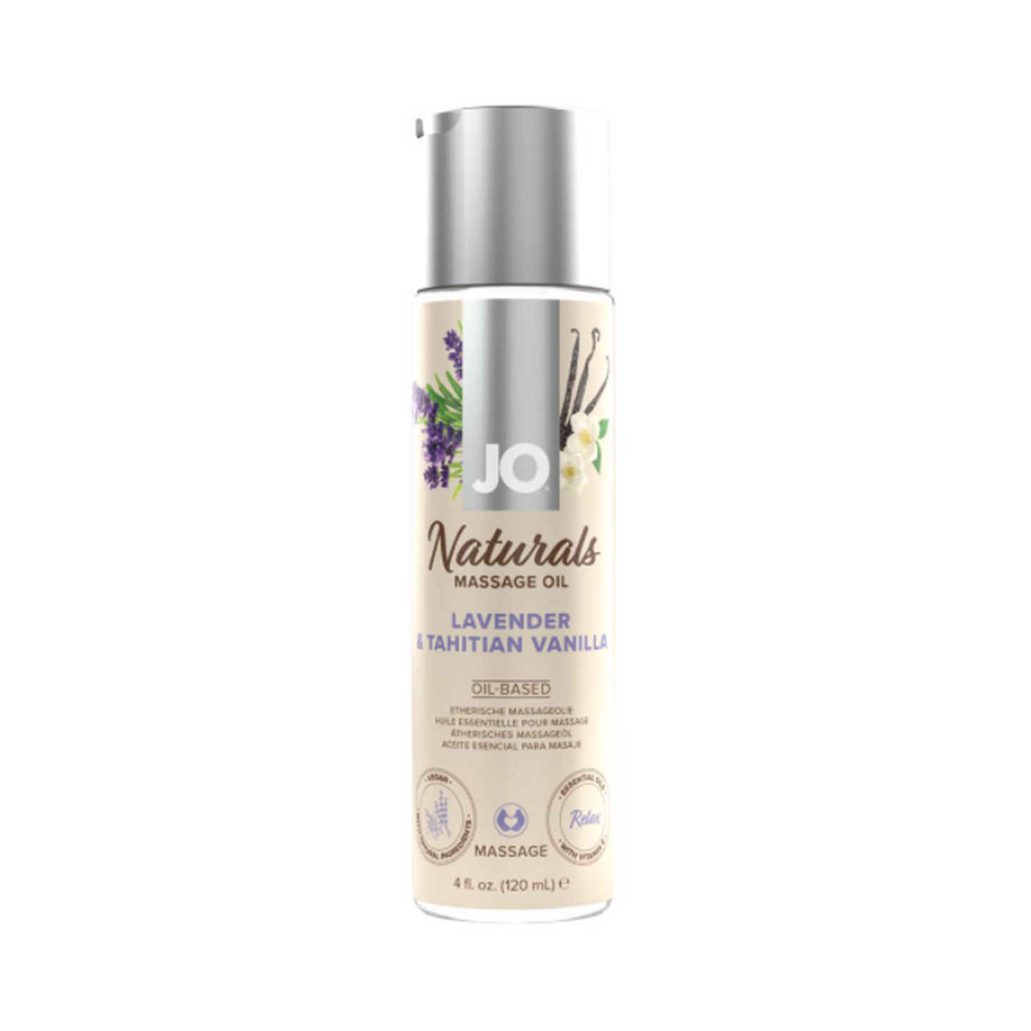 JO Naturals - Lavender & Vanilla Massage 120 mL