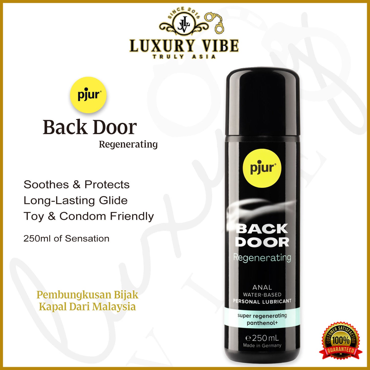Pjur Back Door Regenerating Water-based Ana Glide 250ml