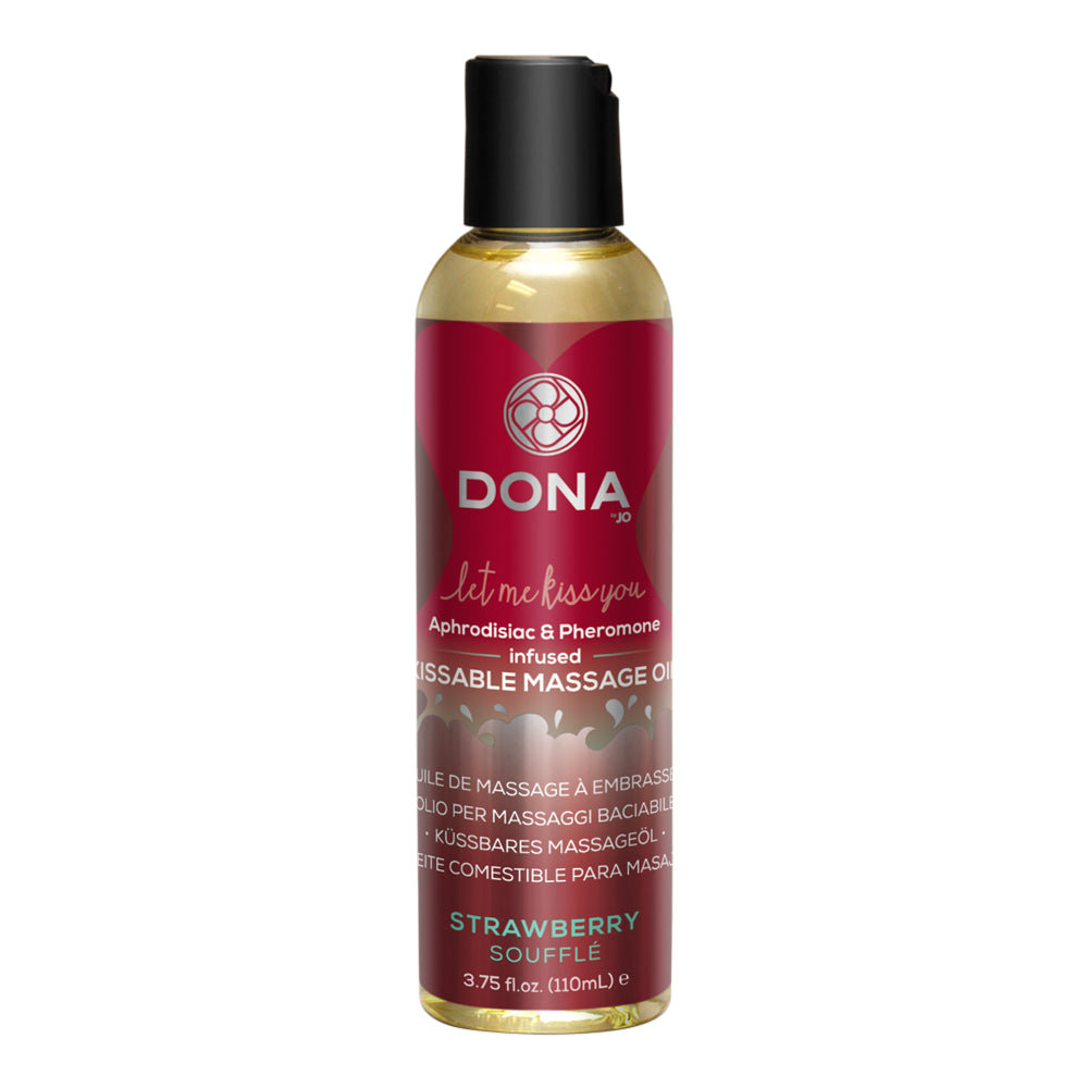 Dona - Scented Massage Oil (Strawberry Souffle) 3.75 Oz