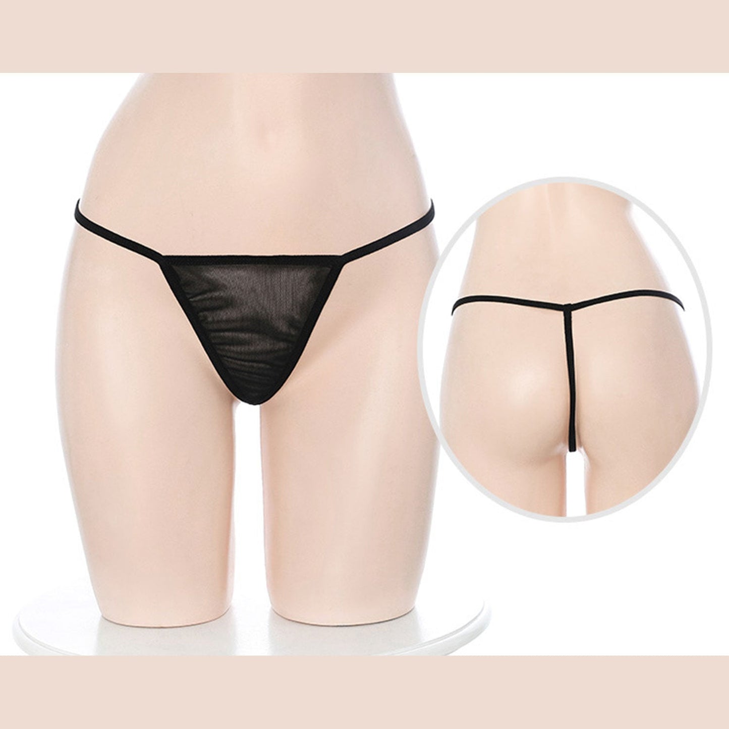 Fee Et Moi - Pure Temptation Sexy Halter Open Back with Matching Panty White One Size