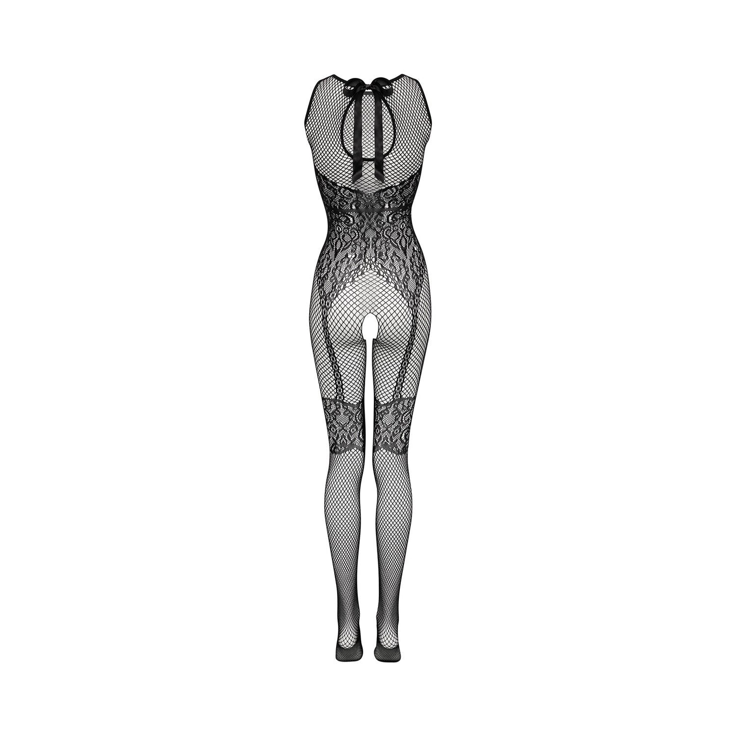 Fifty Shades of Grey - Captivate Plus Size Black Lace Crotchless Bodystocking Queen