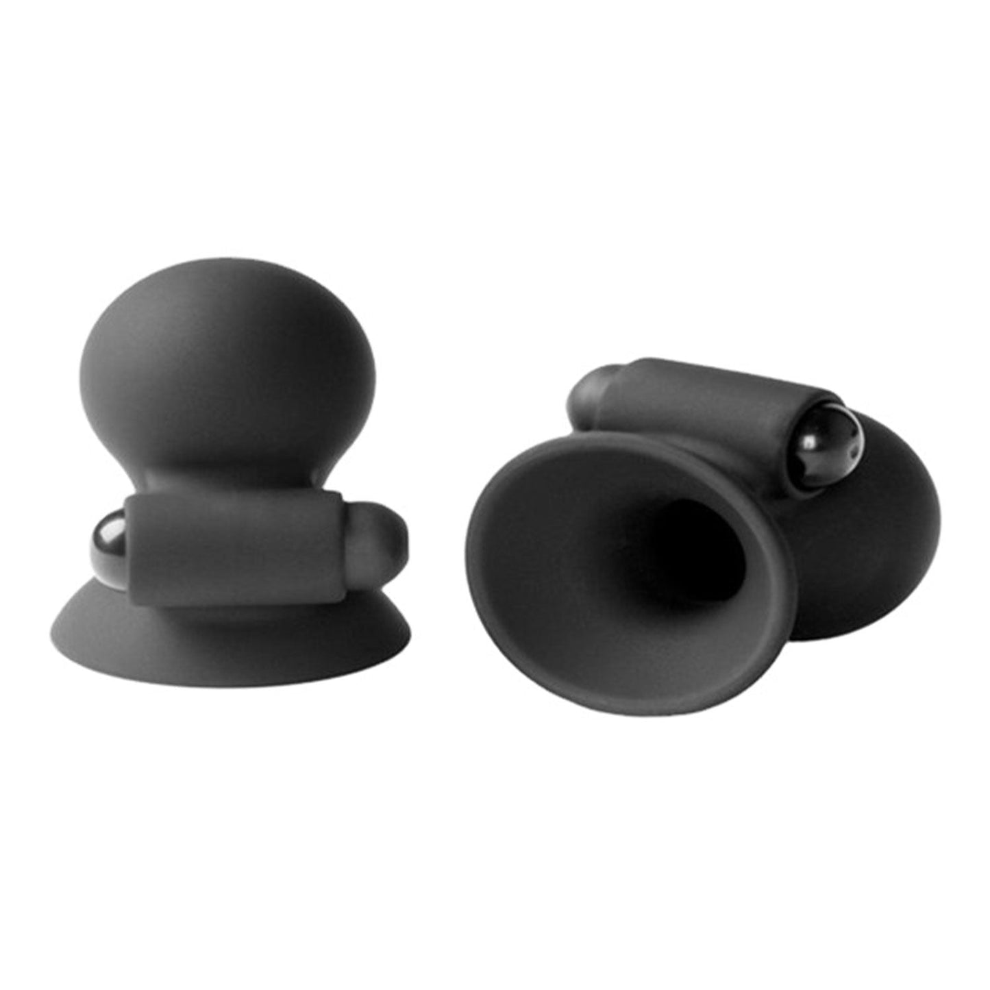 The Horny Company - Black Dragon Vibrating Nipple Suckers 2 Black