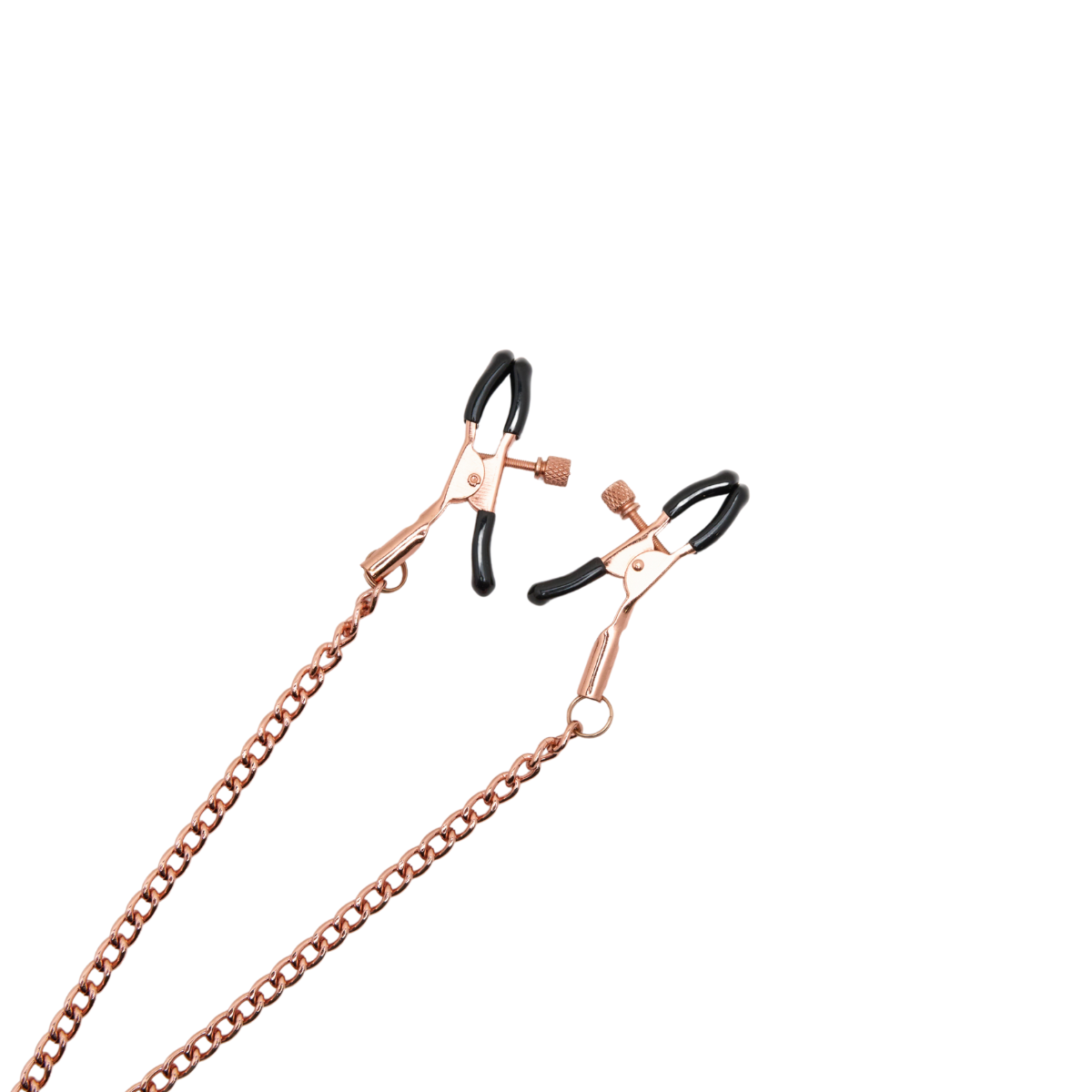 SM Club - Adjustable Rose Gold Nipple Clamps
