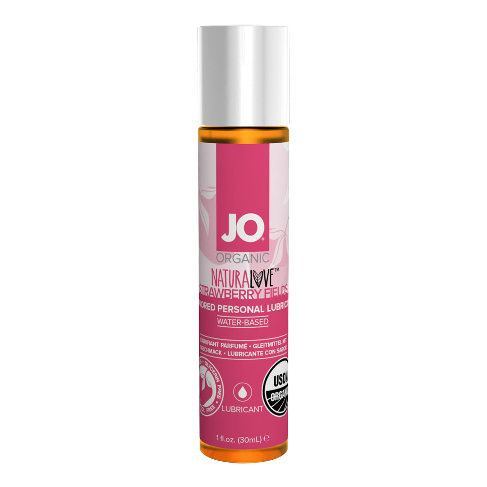 System Jo - Naturalove Usda Organic Strawberry Fields Lubricant 30ml