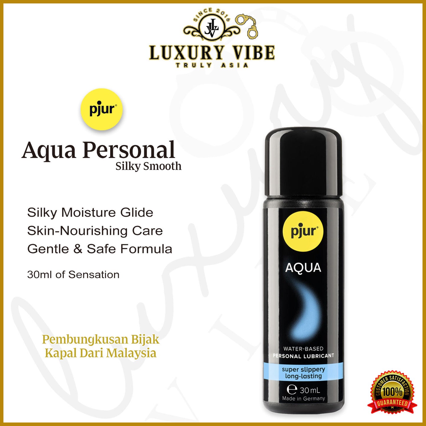 Pjur Aqua Water-based Personal Lubricant 30ml