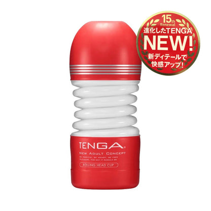 Tenga - Rolling Head Cup Merah (GENERASI BARU 2020)