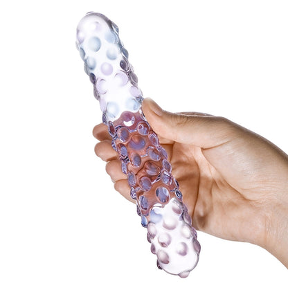 Glas - Dildo Kaca Rose Nubby