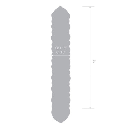 Glas - Dildo Kaca Rose Nubby