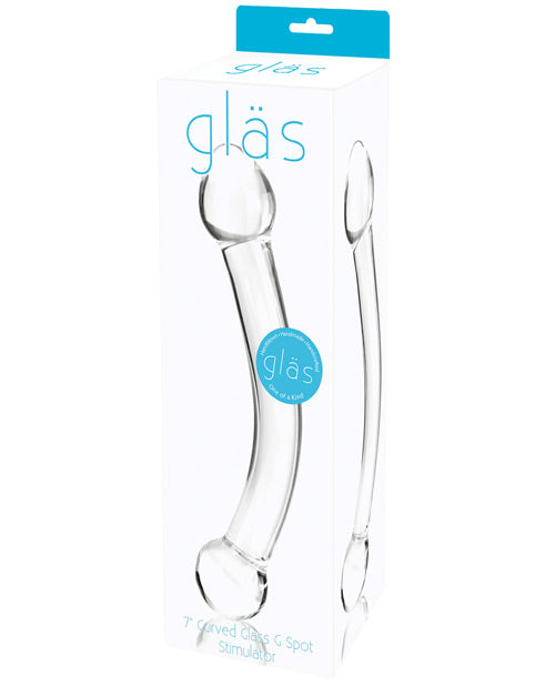 Glas - Curved Glass G Spot Stimulator 7-inch Dildo
