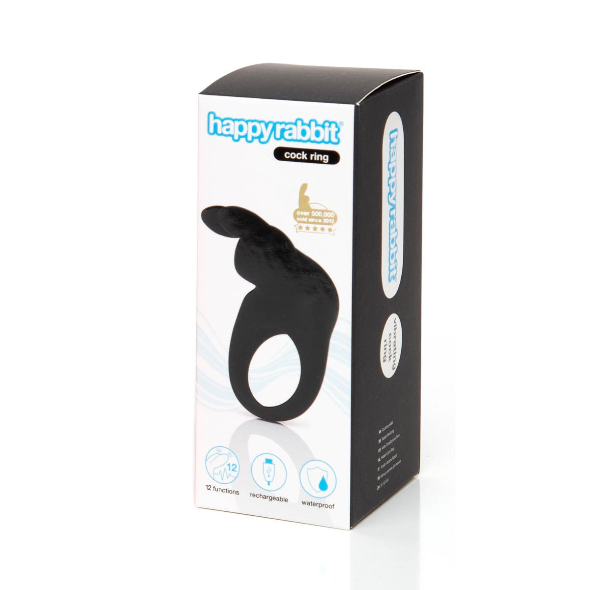 Happy Rabbit Rechargeable Silicone Cock Ring – Vibrating Rabbit Ears