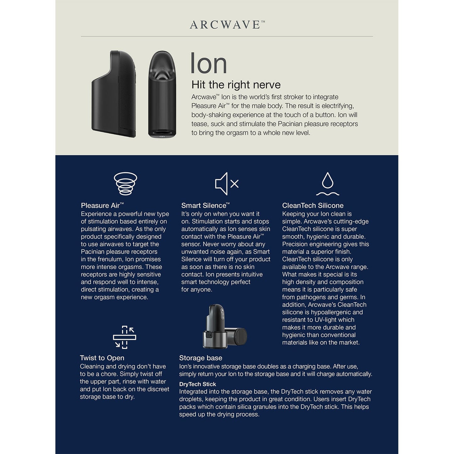 Arcwave - Arcwave Ion for Men Air Pleasure Technology