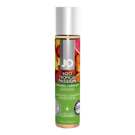 System Jo - H2O Flavors Tropical Passion Edible Water Based Lubricant 30ml