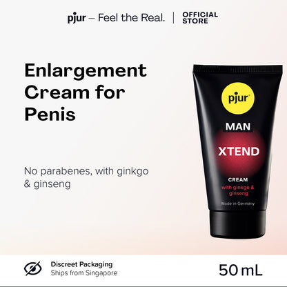 Pjur - Krim Pembesar Zakar Man Xtend dengan Ginkgo dan Ginseng 50ml