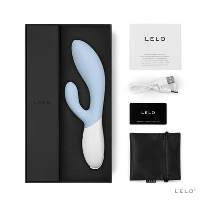 Lelo - Ina 3 Rabbit Vibrator (Seafoam)