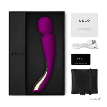 Lelo - Smart Wand 2 Sederhana Merah Mawar Pekat