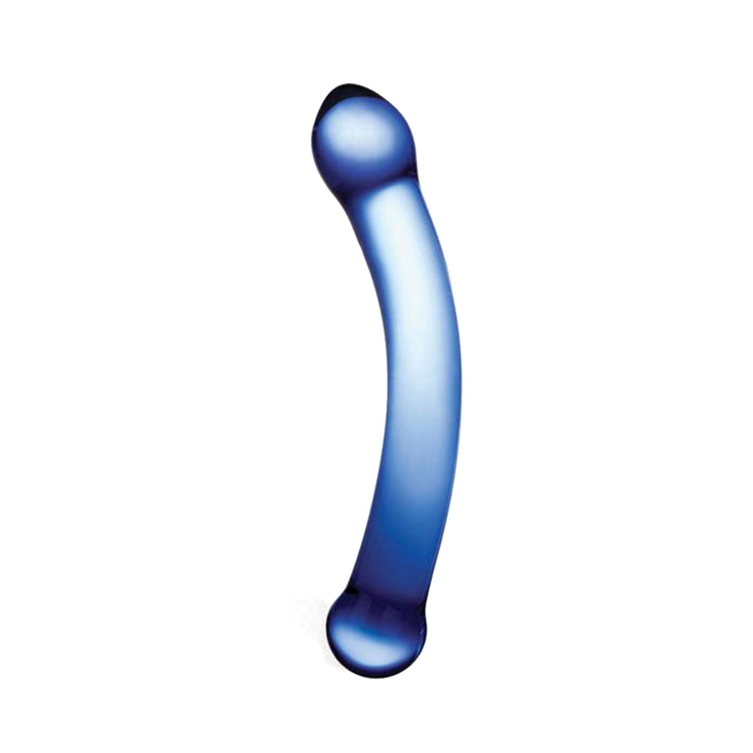 Glas - Dildo Kaca Melengkung GSpot 6 Inci