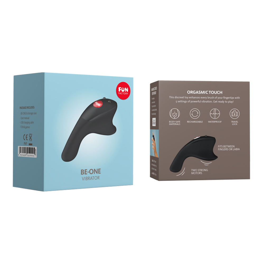 Fun Factory - BE ONE 2.0 Rechargeable Wearable Finger Vibrator Black