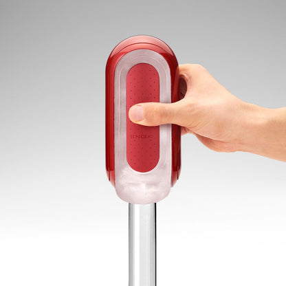 Tenga - Masturbator Flip Zero Red Edisi Pemanas dengan Pakej Pemanas