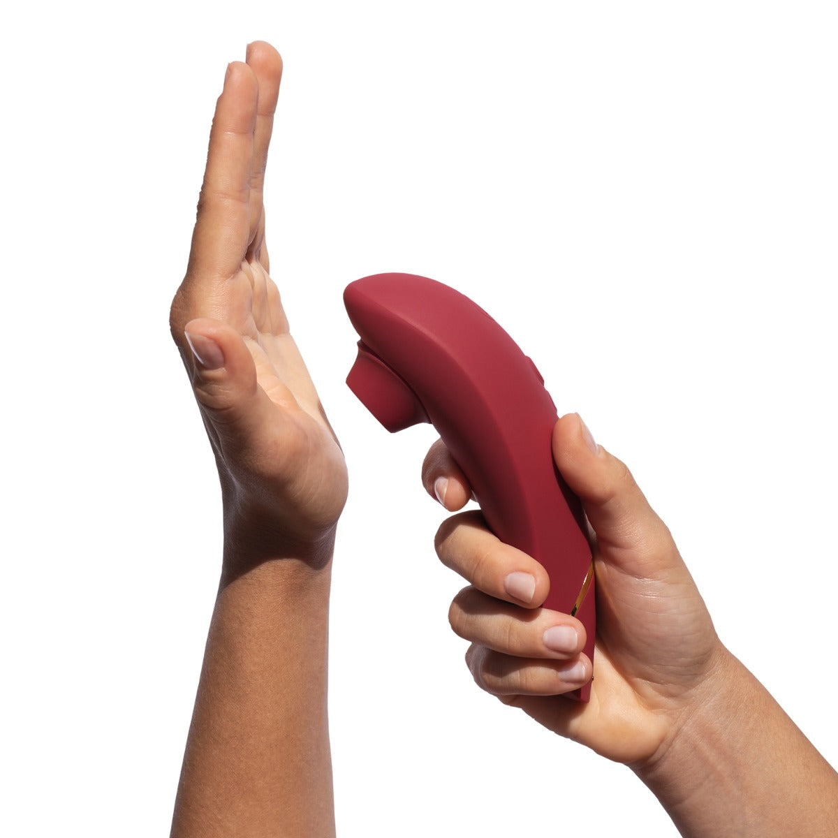 Womanizer - Premium 2 Silicone Rechargeable Clitoral Stimulator Bordeaux
