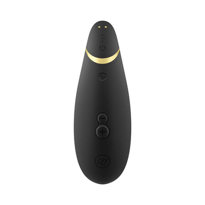 Womanizer - Premium 2 Perangsang Kelentit Boleh Dicas semula Hitam
