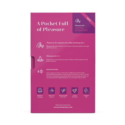 Womanizer - Starlet 3 Stimulator Kelentit Boleh Dicas Semula Merah Jambu
