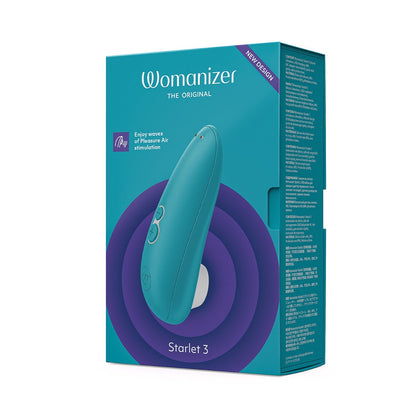 Womanizer - Starlet 3 Perangsang Klitoris Boleh Dicas semula Turquoise