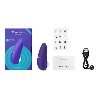 Womanizer - Starlet 3 Perangsang Kelentit Boleh Dicas Semula Indigo