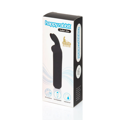 Happy Rabbit - Pervibrator Peluru Arnab Boleh Dicas Hitam
