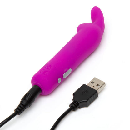 Happy Rabbit - Pervibrator Peluru Arnab Boleh Dicas Hitam