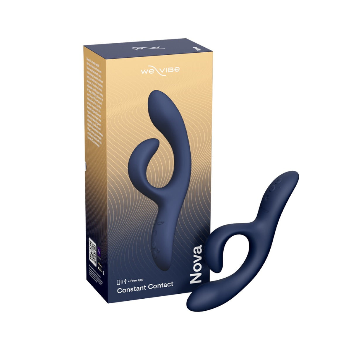 We-Vibe - Nova Gen 2 App Controlled Rechargeable Rabbit Vibrator (Midnight Blue)