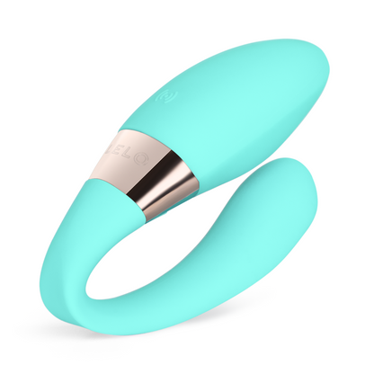 Lelo - Tiani Harmony Dual Action App Controlled Couple Vibrator (Akuatik) (Lilin Urutan Percuma)