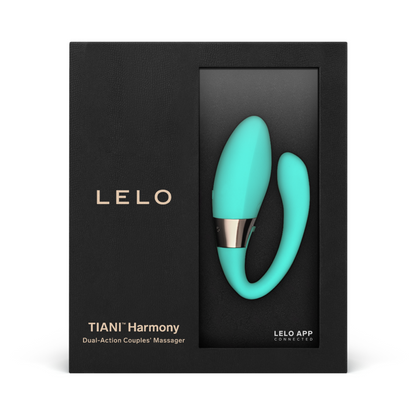Lelo - Tiani Harmony Dual Action App Controlled Couple Vibrator (Akuatik) (Lilin Urutan Percuma)