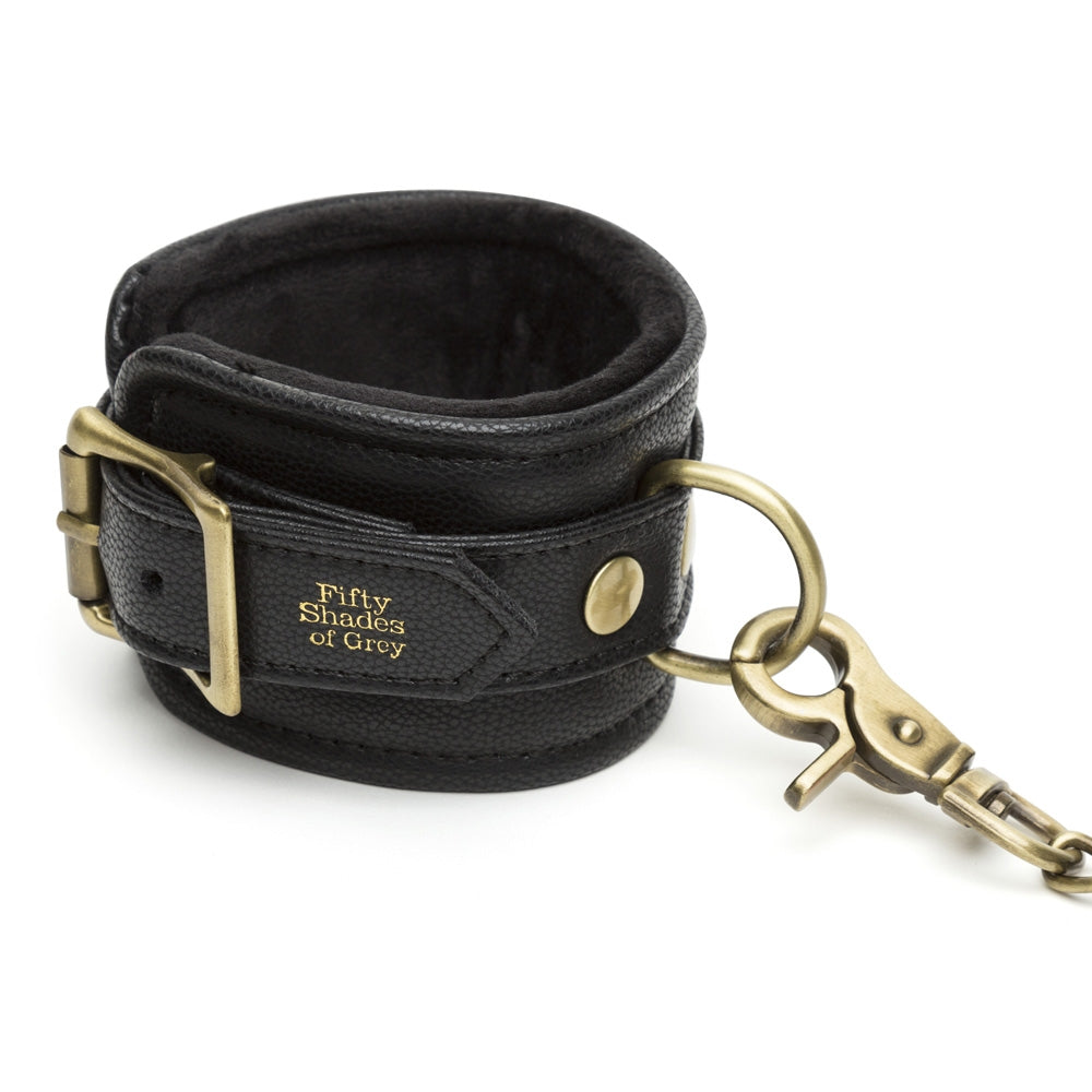 Fifty Shades of Grey Bound to You Wrist Cuffs Faux Leather