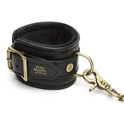 Fifty Shades of Grey Bound to You Wrist Cuffs Faux Leather