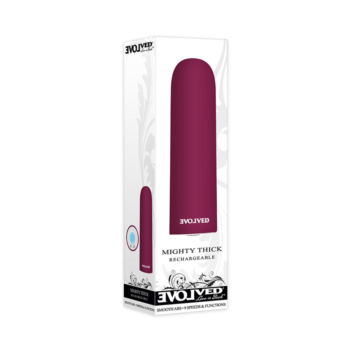 Evolved - Mighty Thick Purple Vibrating Bullet