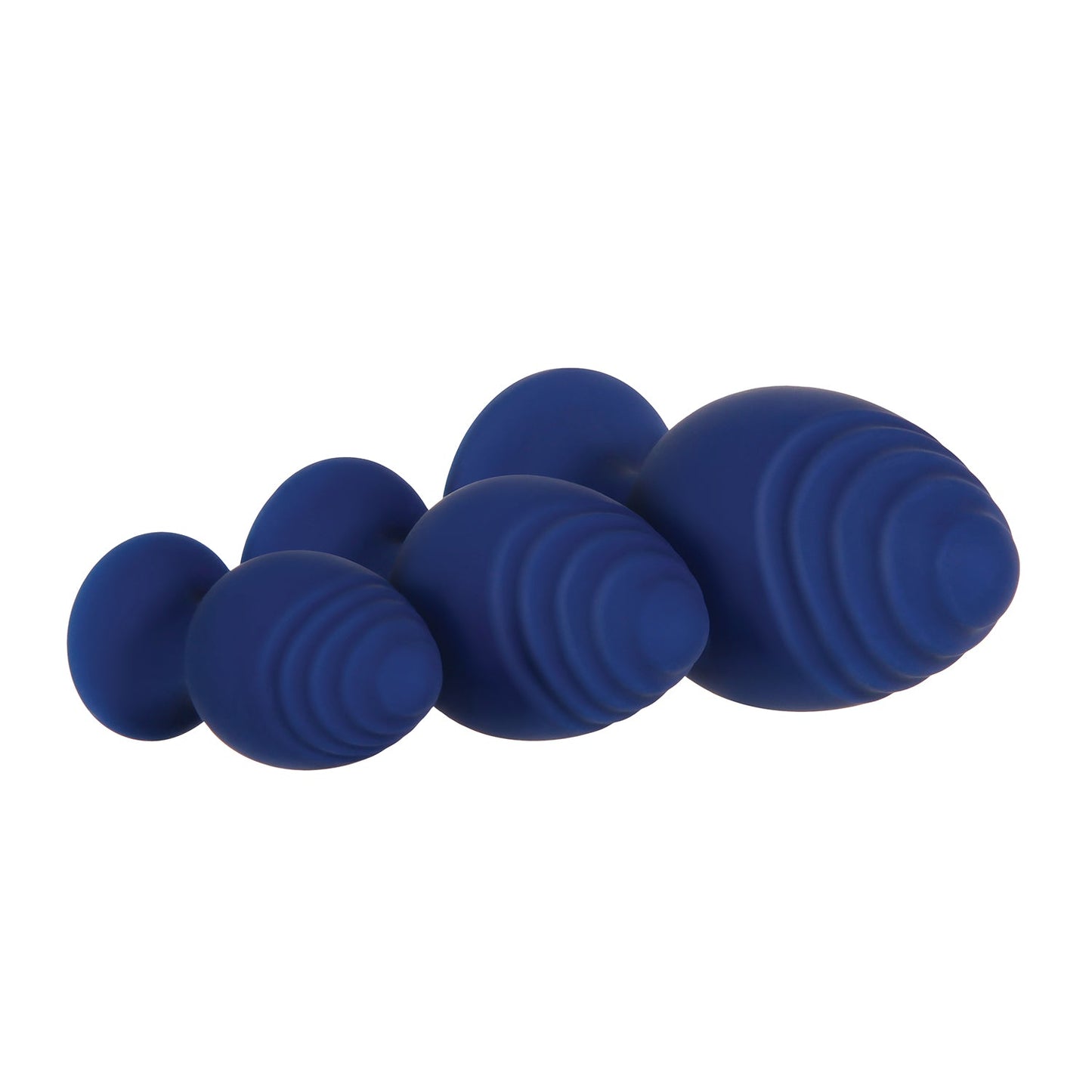 Evolved - Get Your Groove On Ribbed Silicone Anal Plug Set Of 3