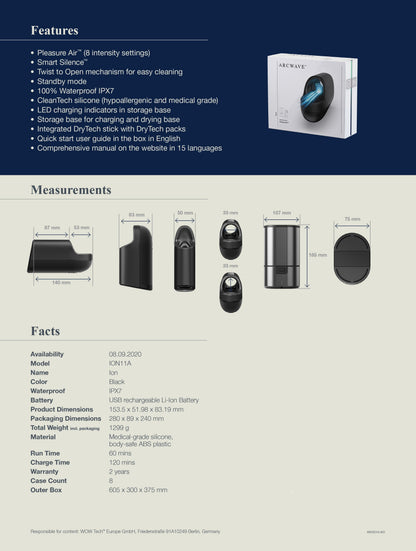 Arcwave - Arcwave Ion for Lelaki Teknologi Keseronokan Udara