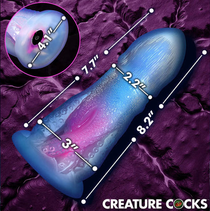 Creature Cocks - Dildo Glow Cocktopus 8.2-inci dengan Alat Kawalan Jauh