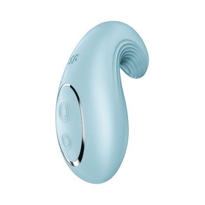 Satisfyer - Dipping Delight Penggetar Klitoris Lay-on Biru Muda