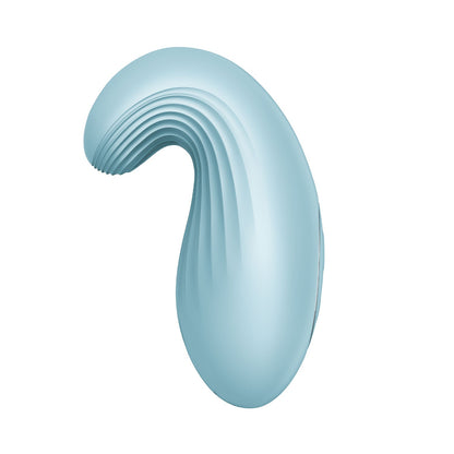 Satisfyer - Dipping Delight Penggetar Klitoris Lay-on Biru Muda