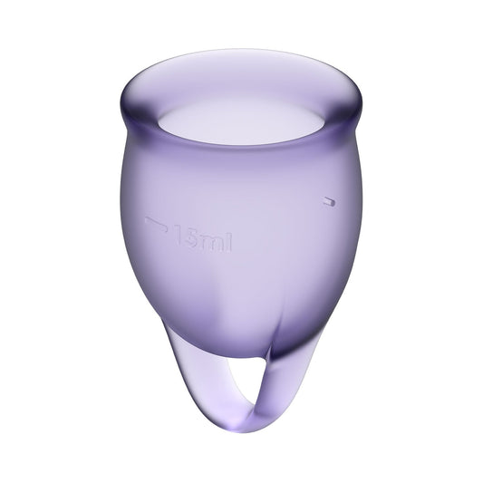 Satisfyer - Feel Confident 2-pc Menstrual Cup Dark Blue