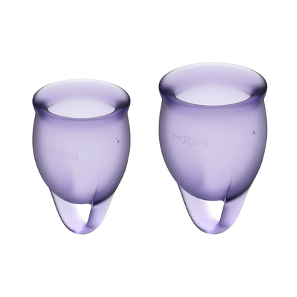 Satisfyer - Yakinlah Cawan Haid 2-pc Biru Tua