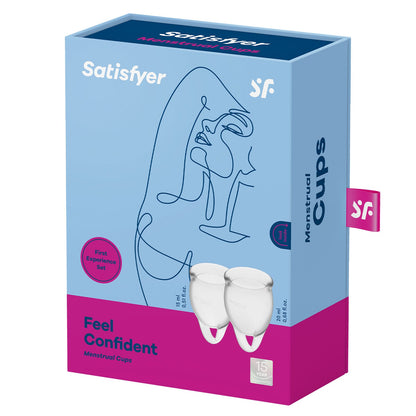 Satisfyer - Feel Confident 2-pc Cawan Haid Jernih