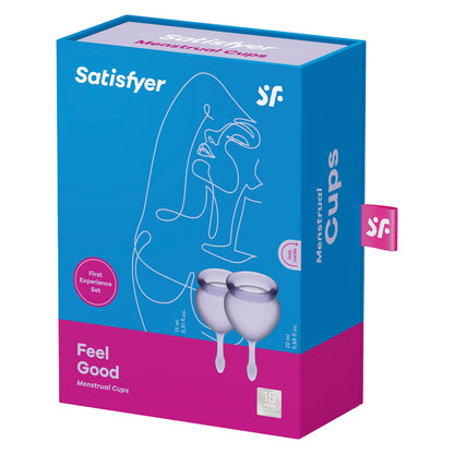 Satisfyer - Feel Good 2-pc Menstrual Cup Ungu