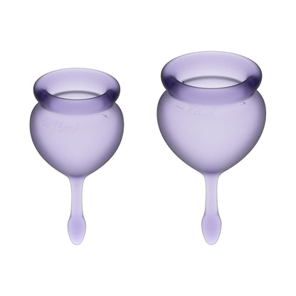 Satisfyer - Feel Good 2-pc Menstrual Cup Ungu