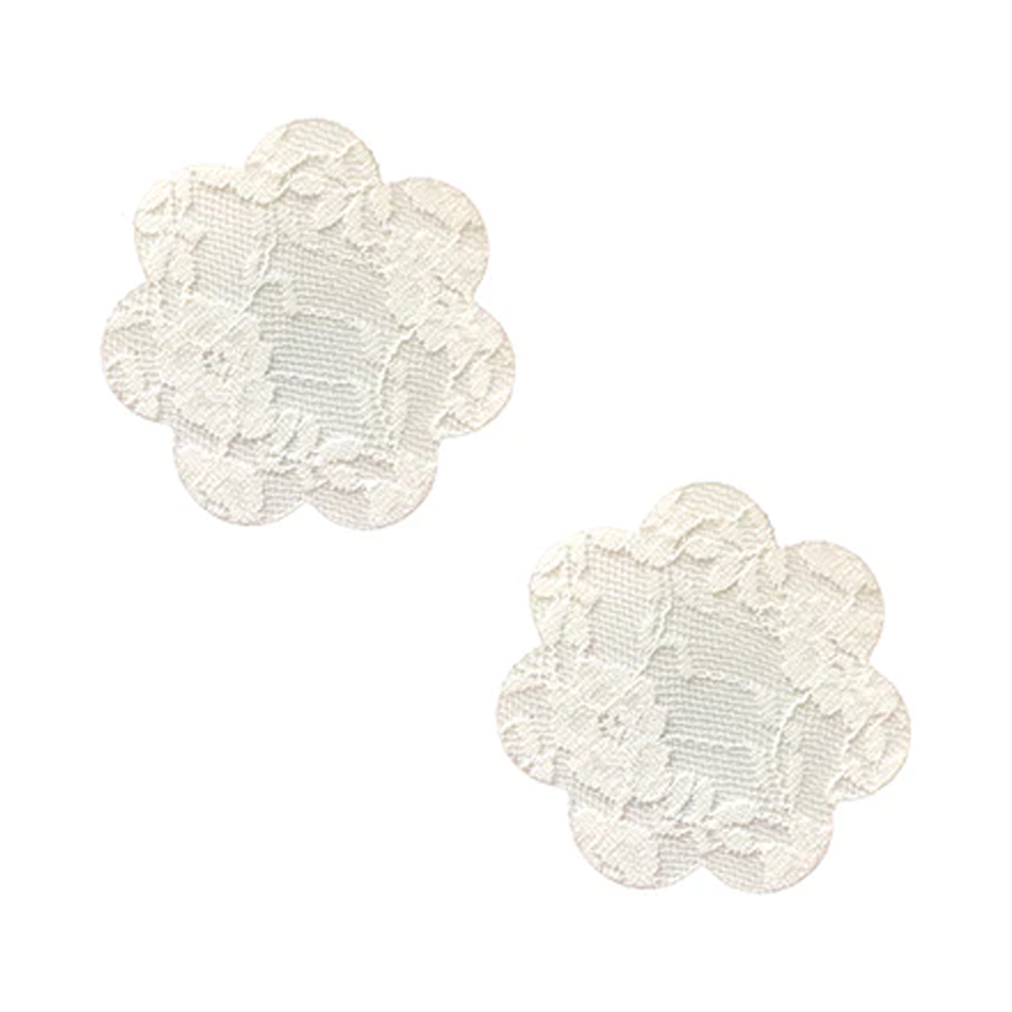 Neva Nude - Lace Petal Flower Nipple Cover Pasties White