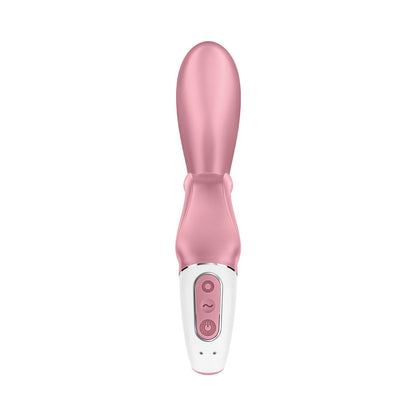 Satisfyer - Penggetar Arnab Kawalan Aplikasi Hug Me Merah Jambu