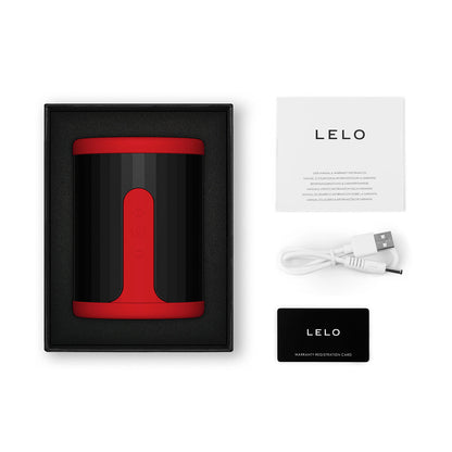 Lelo - F2S App-Controlled Stamina Trainer dan Male Stroker Merah